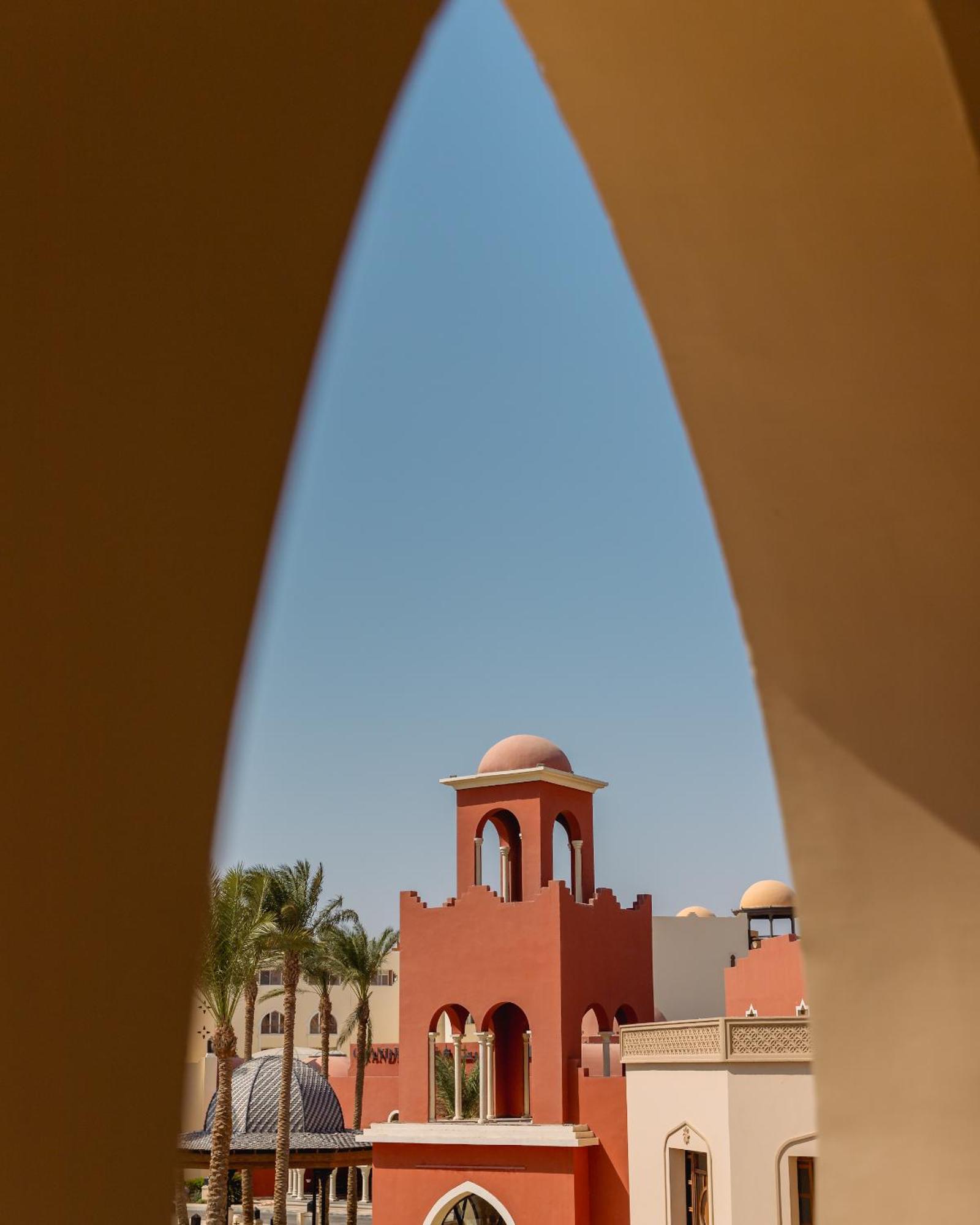 The Grand Resort Hurghada Exterior photo The bell tower of the church